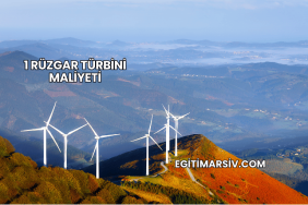 1 Rüzgar Türbini Maliyeti
