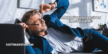Alkollüyken Tansiyon İlacı İçilir mi?