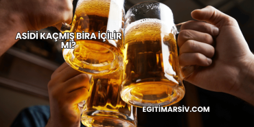 Asidi Kaçmış Bira İçilir mi?