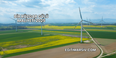 Bir Rüzgar Gülü Maliyeti 2025