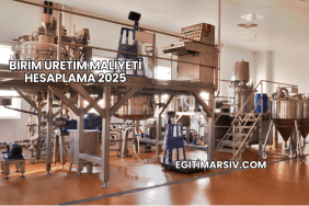 Birim Üretim Maliyeti Hesaplama 2025