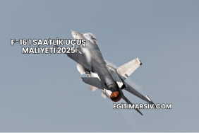 F-16 1 Saatlik Uçuş Maliyeti 2025