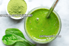 Ispanak Suyu İçilir mi?