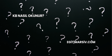 KB Nasıl Okunur?
