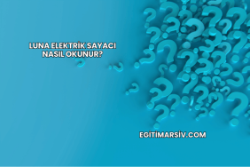 Luna Elektrik Sayacı Nasıl Okunur?