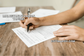 Mal Beyanı Ne Zaman Yapılır?
