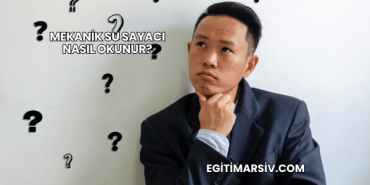 Mekanik Su Sayacı Nasıl Okunur?