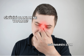 Sinüziti Olanlar Ne Yapmalı?