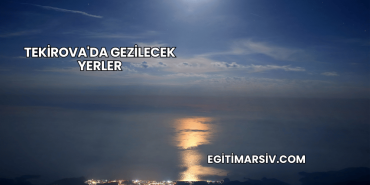 Tekirova'da Gezilecek Yerler