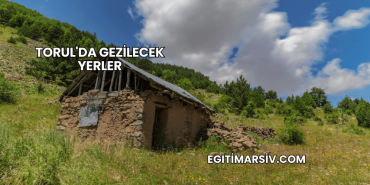 Torul'da Gezilecek Yerler