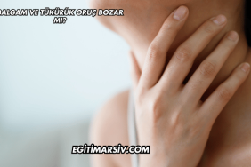 Balgam ve Tükürük Oruç Bozar mı?