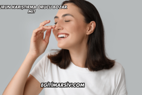 Burun Karıştırma Orucu Bozar mı?