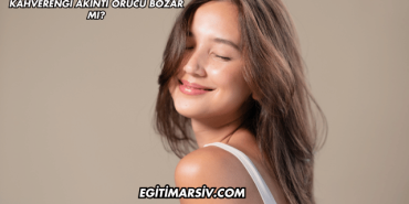 Kahverengi Akıntı Orucu Bozar mı?