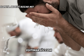 Kolonya Abdesti Bozar mı?
