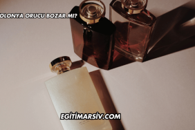 Kolonya Orucu Bozar mı?