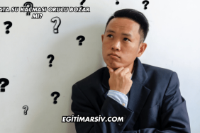 Makata Su Kaçması Orucu Bozar mı?