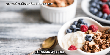 Meyveli Yoğurt Diyeti Bozar mı?