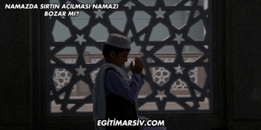 Namazda Terlemek Namazı Bozar mı?
