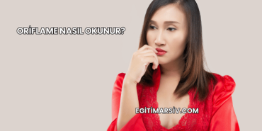 Oriflame Nasıl Okunur?