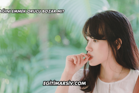 Parmağını Emmek Orucu Bozar mı?