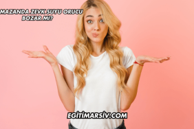 Ramazanda Zevk Suyu Orucu Bozar mı?