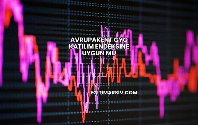Avrupakent Gyo Katılım Endeksine Uygun mu