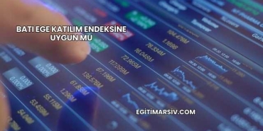 Batı Ege Katılım Endeksine Uygun mu