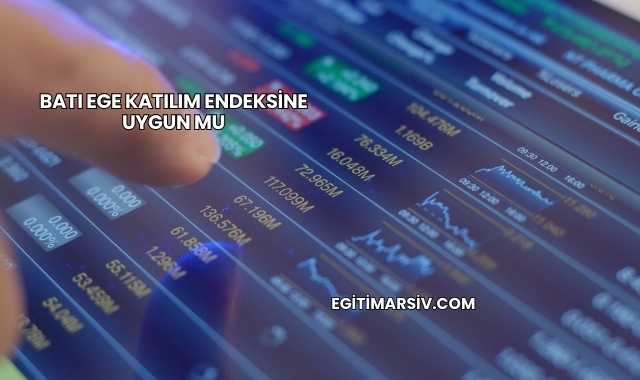 Batı Ege Katılım Endeksine Uygun mu