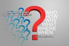 D Link Modem Ttnet Kurulumu Nasıl Yapılır?