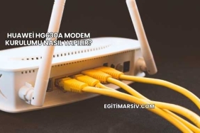 Huawei Hg630a Modem Kurulumu Nasıl Yapılır?