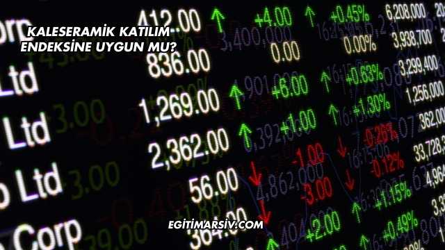 Kaleseramik Katılım Endeksine Uygun mu?