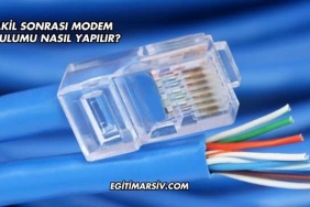 Nakil Sonrası Modem Kurulumu Nasıl Yapılır?