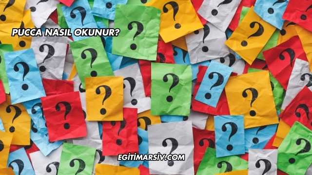 Pucca Nasıl Okunur?