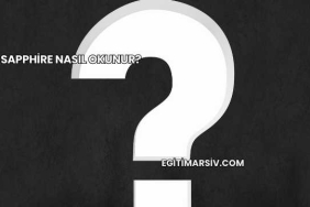 Sapphire Nasıl Okunur?