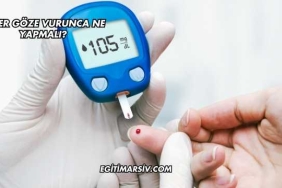 Şeker Göze Vurunca Ne Yapmalı?