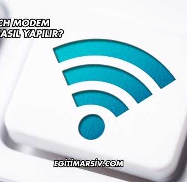 Speedtouch Modem Kurulumu Nasıl Yapılır?