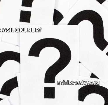 Teeth Nasıl Okunur?