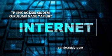 Tp Link Ac1200 Modem Kurulumu Nasıl Yapılır?