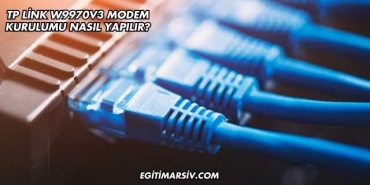 Tp Link W9970V3 Modem Kurulumu Nasıl Yapılır?