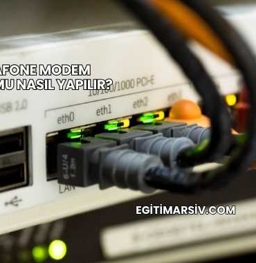 Vodafone Modem Kurulumu Nasıl Yapılır?
