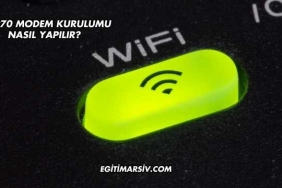 W9970 Modem Kurulumu Nasıl Yapılır?