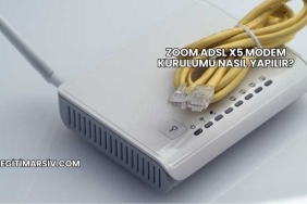 Zoom Adsl X5 Modem Kurulumu Nasıl Yapılır?