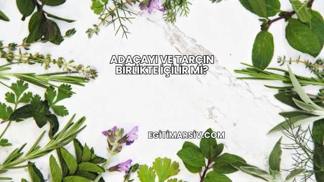 Adaçayı ve Tarçın Birlikte İçilir mi?