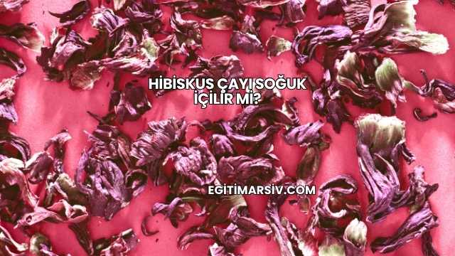 Hibiskus Çayı Soğuk İçilir mi?