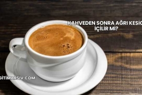 Kahveden Sonra Ağrı Kesici İçilir mi?