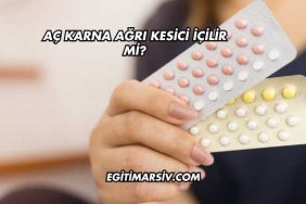 Aç Karna Ağrı Kesici İçilir mi?