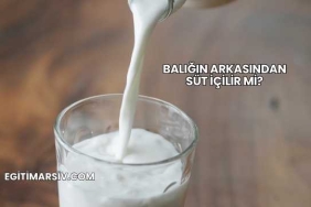 Balığın Arkasından Süt İçilir mi?