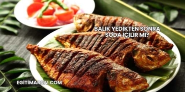 Balık Yedikten Sonra Soda İçilir mi?