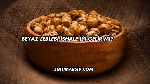 Beyaz Leblebi İshale İyi Gelir mi?