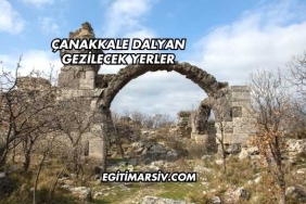 Çanakkale Dalyan Gezilecek Yerler